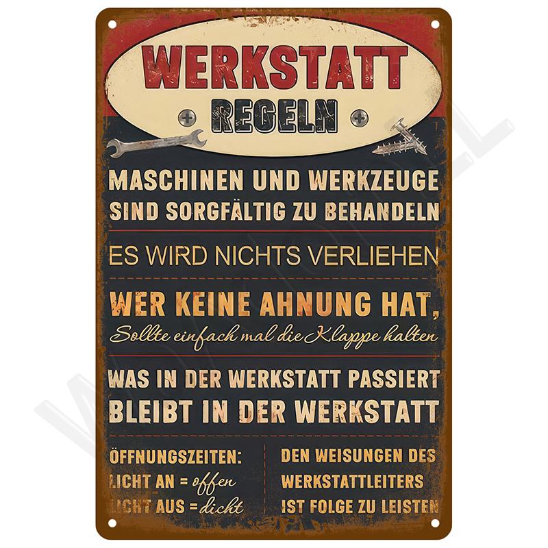 Ретро Жестяная Табличка Винтажные Металлические Знаки Тарелки Постеры Интерьер Дома Ванная Комната Настенное Искусство Мурал Эстетика Комнаты Домашний Декор Украшения