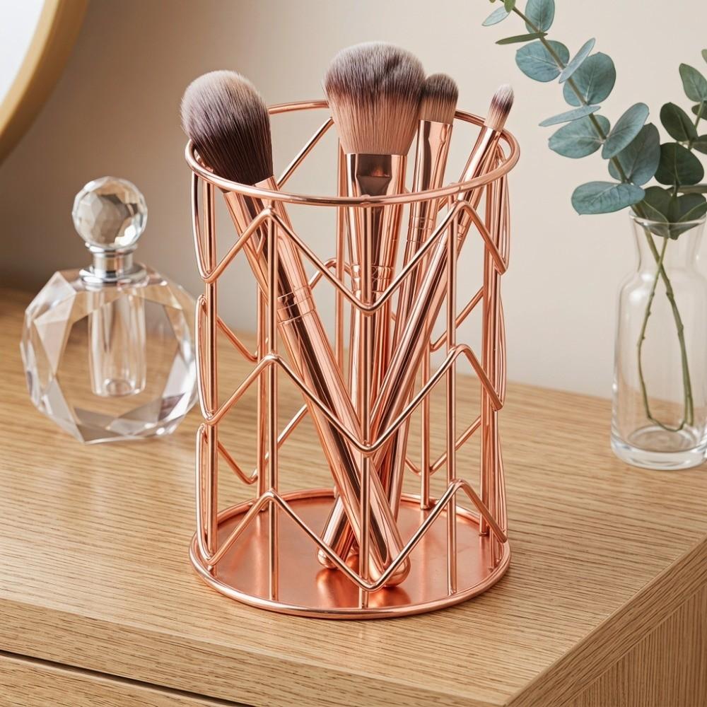 Metal Multifunctional Desktop Organizer Basket  Student Desk Pencil Storage Container