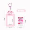 Держатель для удостоверения личности Sanrios Hellokittys Kuromi Melody, симпатичная мультяшная карточка, держатель для удостоверения личности с фотографией, брелок для ключей, аксессуары
