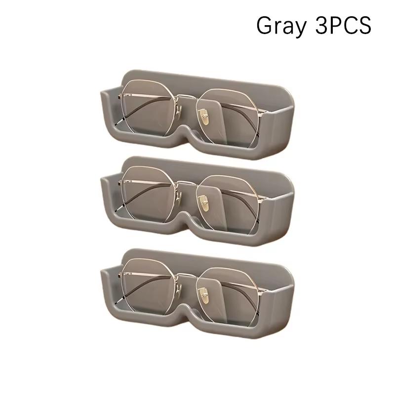 1/2/3 шт. Настенный ящик для хранения очков, самоклеящийся, без перфорации, стеклянный шкаф для демонстрации, ящик для хранения очков, органайзер для солнцезащитных очков