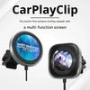 Портативный конвертер CarPlayClip с проводного на беспроводной, Многофункциональный автомобильный освежитель воздуха, Умное подключение с дисплеем
