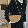 Crossbody Saddle Bag Ladies Portable Niche Design PU Leather Underarm Bag Flap Shoulder Bag Women's Small Purse And Handbags