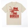Pulp Fiction 2 Kventin Tarantino rejissyorligida Big Kahuna Burger bosmali futbolka erkaklar ayollar retro kundalik katta o'lchamdagi futbolka