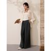 Sancai Zen-Inspired Lyocell Wide-Leg Pants