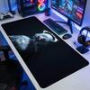 Готская Аниме Девушка Коврик для Мыши XXL Игровой Коврик для Мыши с Противоскользящей Основой Расширенный Коврик для Игровой Клавиатуры с Дизайном в Стиле Dark Art