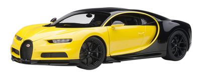 AUTOart Bugatti Chiron 2017 Готовый продукт 1/18 Желтый/Черный