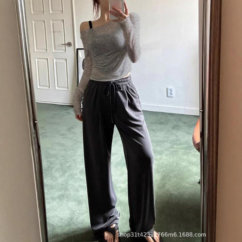 CANVAUS Футболка облегающего кроя с длинными рукавами и открытыми плечами, без бретелек