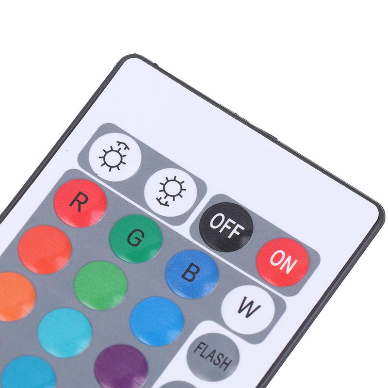 Цветная RGB световая плата Круглый светодиодный источник света Низковольтный DC 5V Переключатель Пульт дистанционного управления Для основания для украшений DIY Светодиод