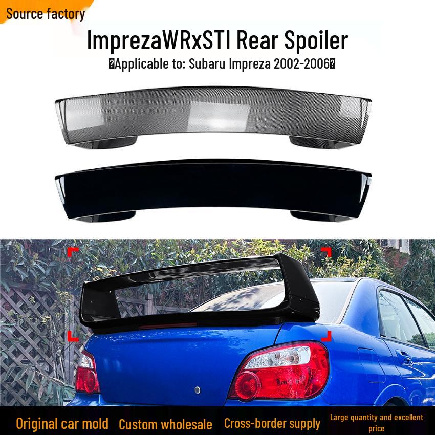 Задний спойлер для Subaru Impreza WRX STI 2002-2006 - Модификация для трансграничной доставки
