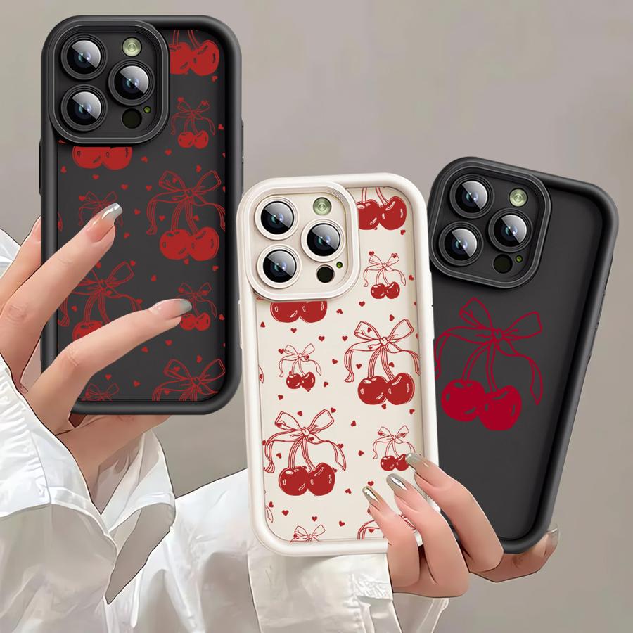 Чехол для телефона с цветами вишни для Apple iPhone 16 11 13 15 12 14 Pro Max 13 12 14 Plus 16 11 15 Pro Силиконовый Мягкий Чехол