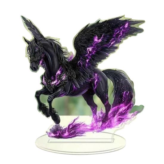 Акриловая настольная табличка 2D плоская Фея/Дерево/Сцена Рождества/Ворона Настольное украшение на Рождество Пасху для дома офиса полки столешницы