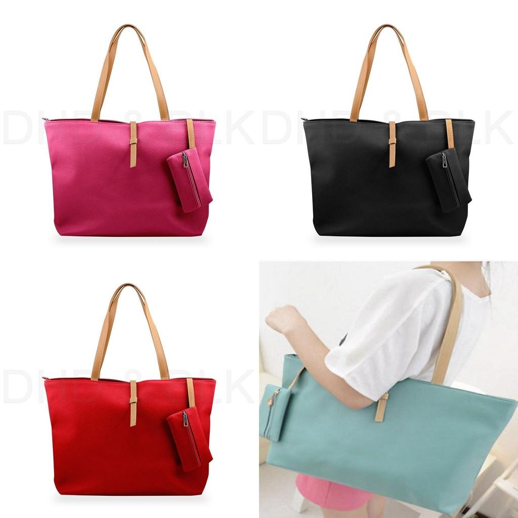 Modern New Womens Faux Leather Fashion Tote With Durable Build And Eyecatching Style