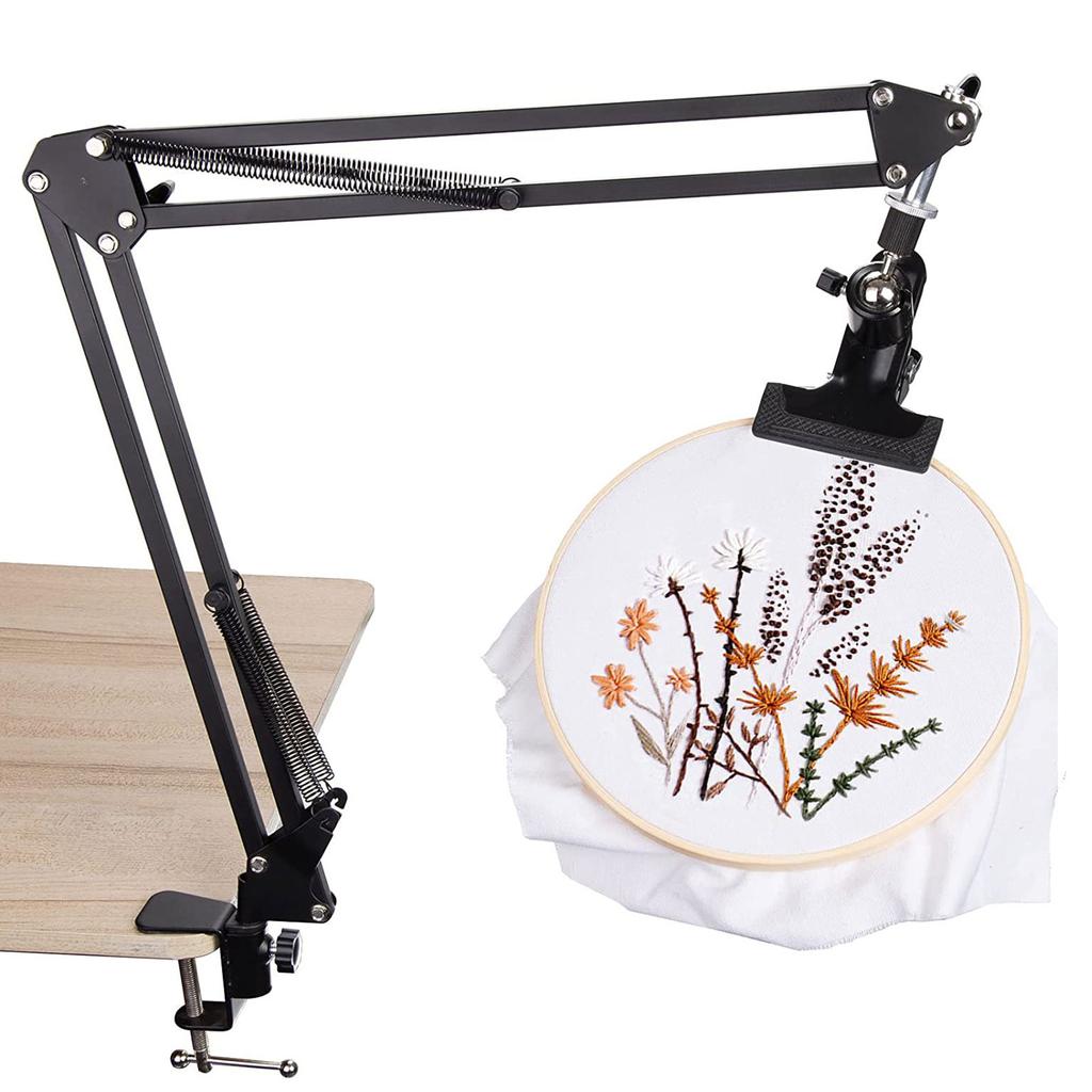 Embroidery Hoop Holder Lap Stand Cross Stitch Holder Stand Hand Embroidery Holder Stand Adjust Hand Embroidery Stand Lap