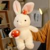 New Mushroom Rabbit Doll Cute Plush Toy Rabbit Doll Little White Rabbit Doll Birthday Gift