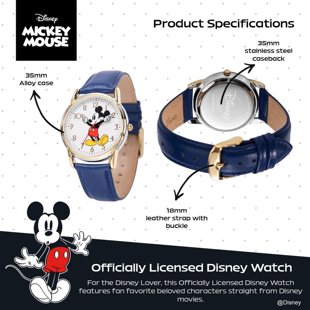 EWatchFactory Disney Mickey Mouse WDS001238 Наручные часы, Синие,