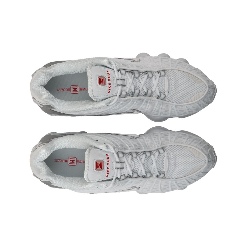 Nike Кроссовки Shox TL Металлик Серебристый Унисекс Белый Белый-Металлик-Серебристый AV3595-100