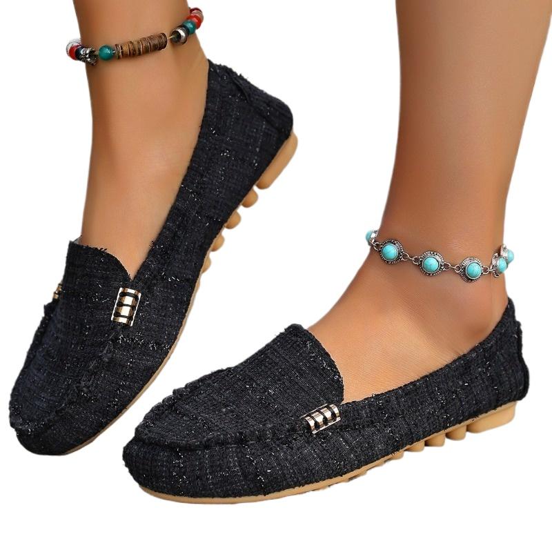 Модная женская обувь 2025 Слипоны Женские балетки Модный леопардовый принт Новая повседневная обувь больших размеров Легкая мягкая подошва Бестселлер Балетки