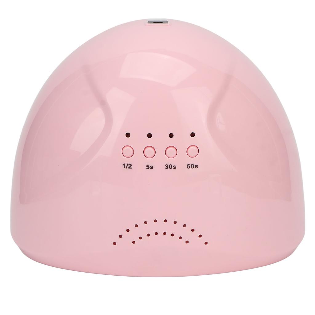 UV LED Nail Lamp Intelligent Infrared Sensor Touch Screen Pink UV Lamp Nail Dryer 100‑240V EU Plug