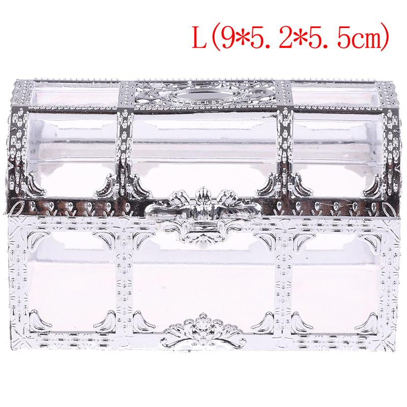 1 шт. Портативный сундук для хранения сокровищ из золота и серебра в форме конфет, органайзер