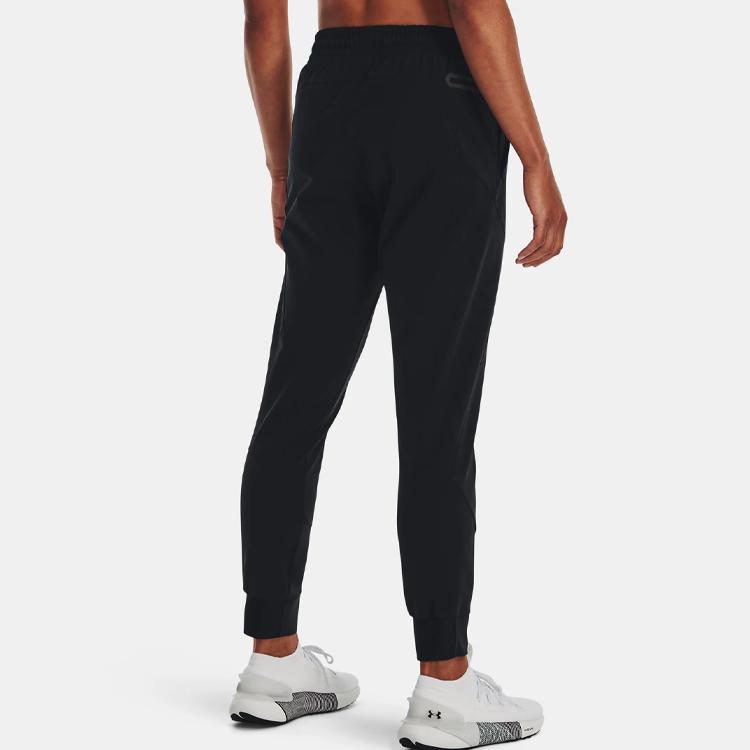 Under Armour Неостанавливаемые однотонные повседневные джоггеры женские низы черные 1376926-001