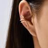 Серьги-клипсы, серьги-каффы, серьги-клипсы на ухо в виде змеи-альпиниста, обертывающиеся серьги для женщин, для вечеринки