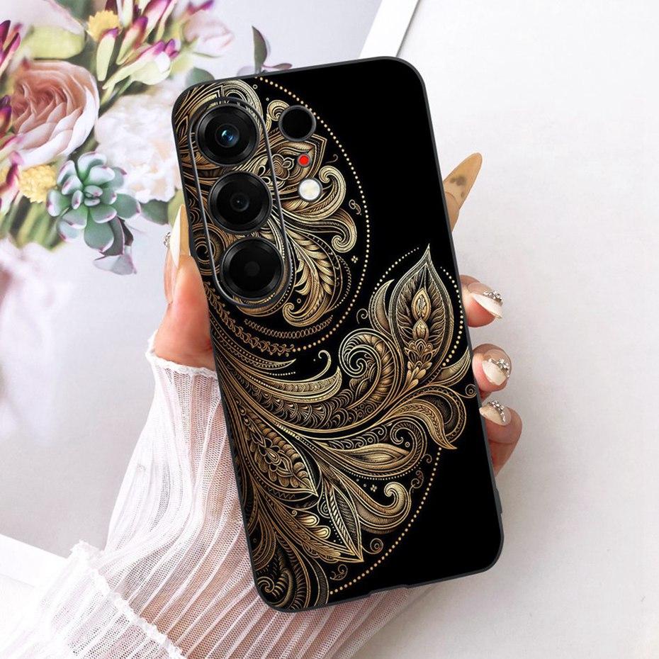 Модный крутой чехол для Tecno Camon 50 4G, мягкая черная силиконовая TPU задняя крышка для Tecno Camon50 4G CN5, чехлы для телефона