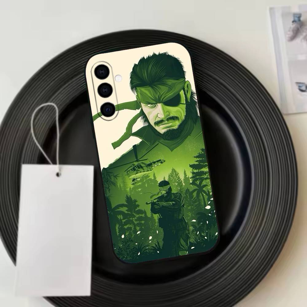 Чехол для телефона Metal Gear Solid Черный Силиконовый Мягкий Для Samsung Galaxy A73,A72,A71,A70,A53,A52,A51