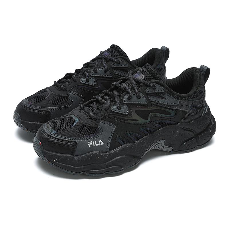 Fila Современные кроссовки Простые Удобные Низкие Кроссовки для бега Мужские кроссовки Черно-серые F12M431120FBK