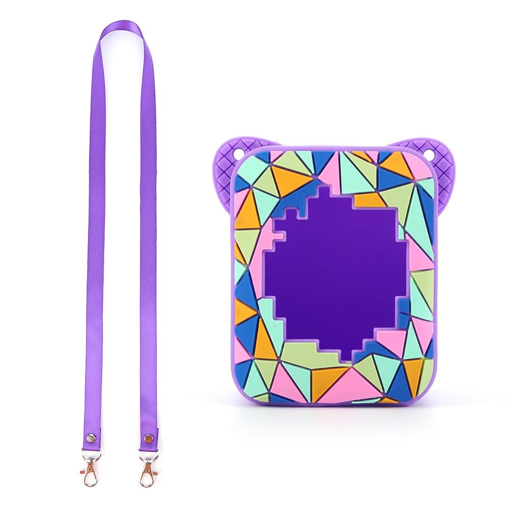 Silicone Case Washable Protective Cover with Lanyard Silicone Protective Case for Bitzee Magicals Interactive Toy Digital Pet