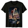 ET the Extra-Terrestrial (1982) Movie Poster Inspired T-Shirt Retro Tee Unisex