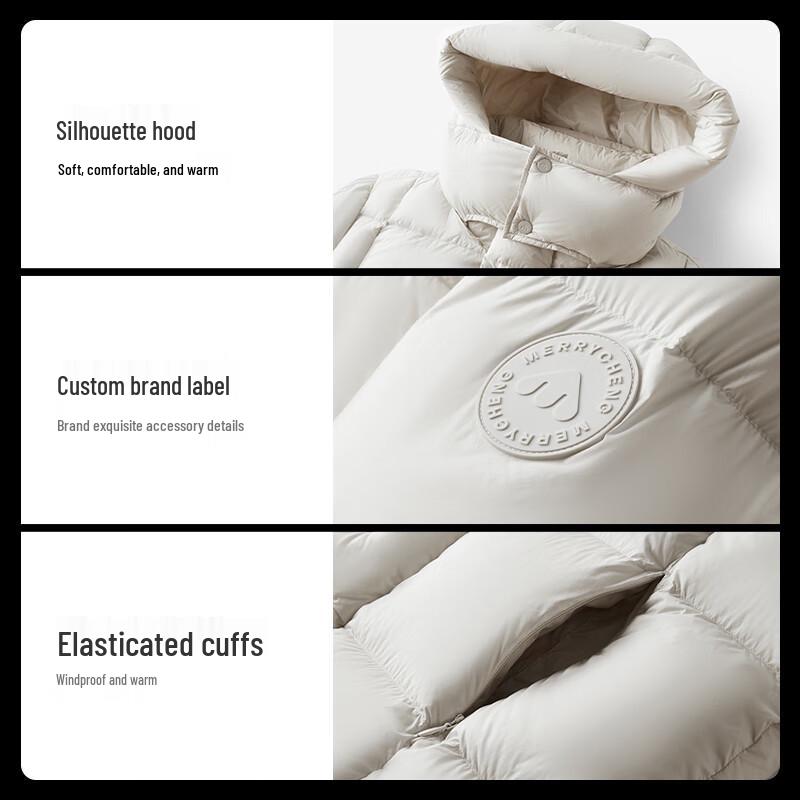 Женская длинная парка из гусиного пуха Meili City