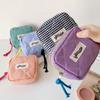 Large Capacity Cosmetic Bag Plaid Small Item Bag Mini Organizer Pouch Bag  Student