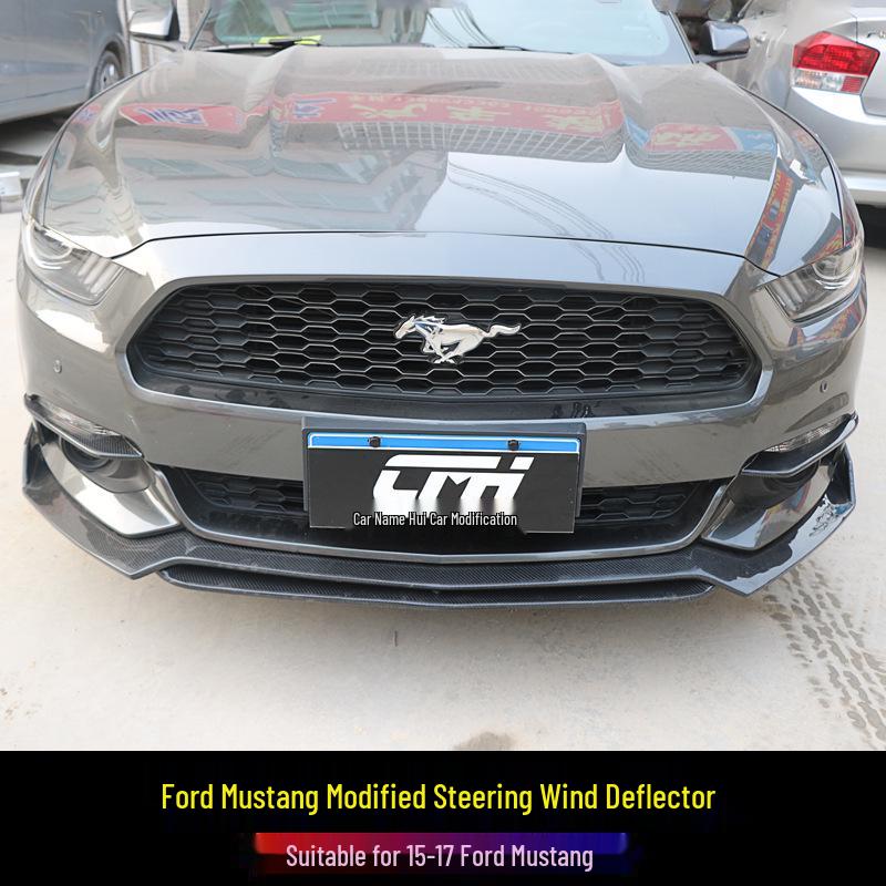 Carbon Fiber Wind Knife Turn Signal for 15-17 Ford Mustang