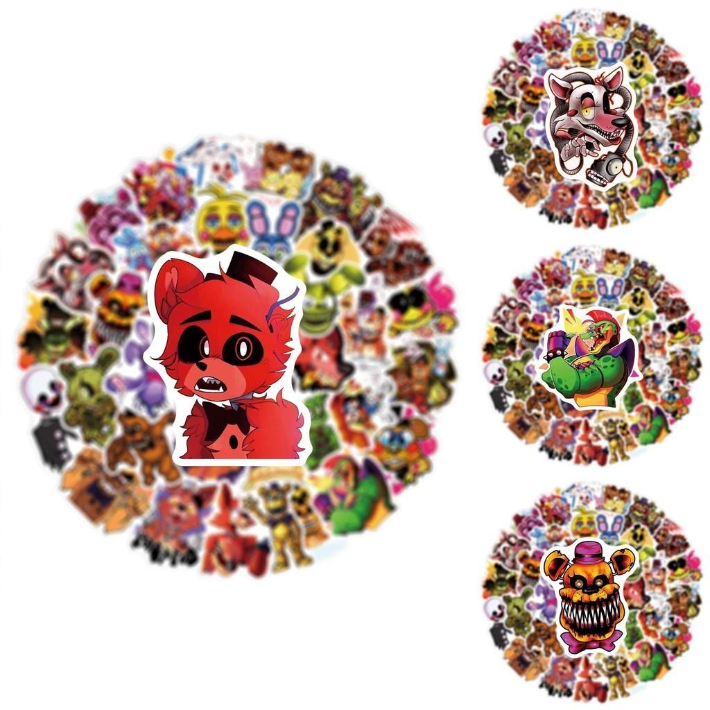 Fnaf Security Breach Мультяшная Игра Аниме Наклейки Для Багажа И Телефона