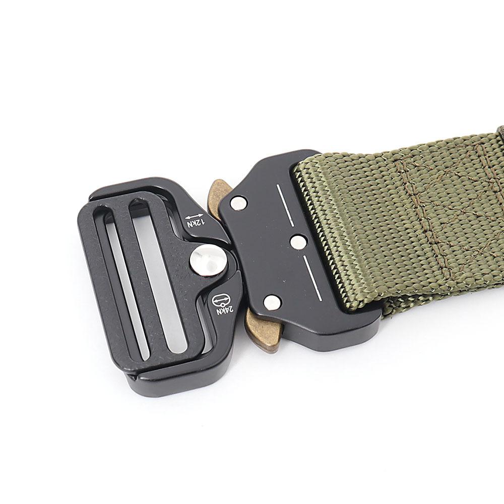 Мужской уличный ремень с пряжкой кобры, имитация нейлона, военный тренировочный ремень, холст, спортивная тактика