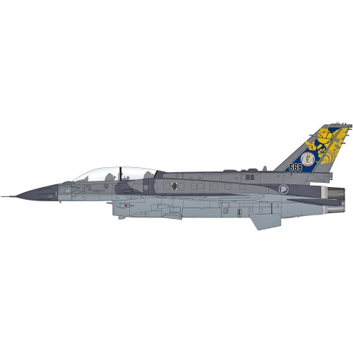 HOBBY MASTER 1/72 Scale F-16D Singapore Air Force 145th Squadron Hotshot 2014 Finished Model