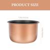 Rice Cooker Pot Replacement 2L Rice Cooker Sr Df101 Inner Pot Non-Stick Rice Cooking Pot Replace Liner Container Replacement