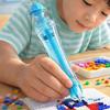 2.6mm Tip Automatic Bead Pen Transparent Pixel Puzzle Bead Positioning Pen Ergonomic Handmade Fuse Bead Pen Miniature Artwork