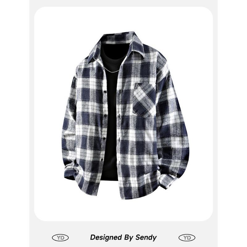 Men S Long Sleeve Loose Fit Casual Summer Shirt