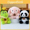 Yellow Duck Cat Elephant Crocodile Plush Animal Figures With Soft Pp Cotton Filling For Children Gift And Collection