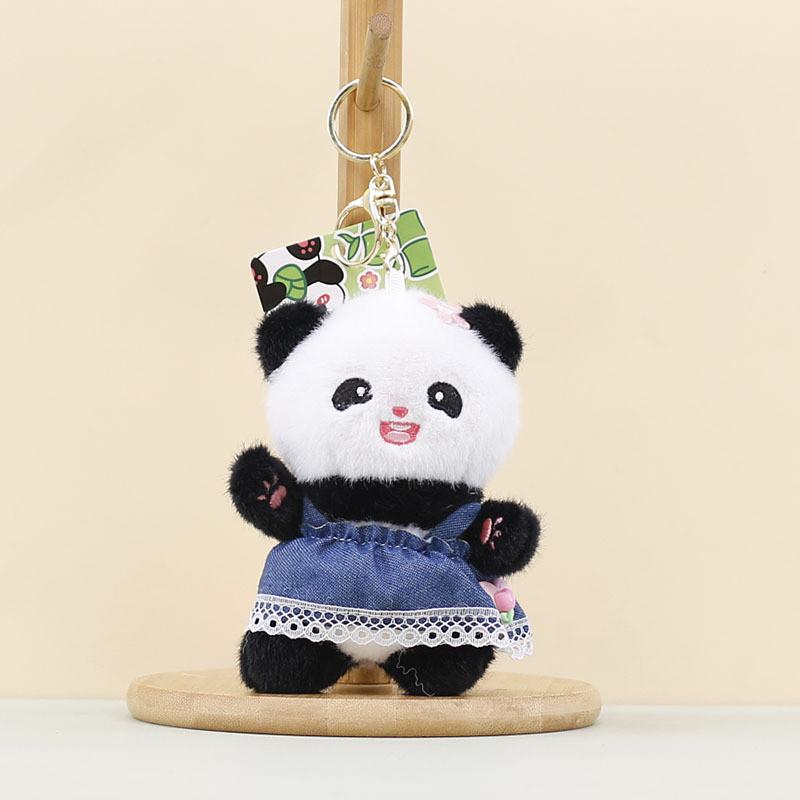 Panda Animal Plush Pendant With Cute Design For Backpack And Gift Giving