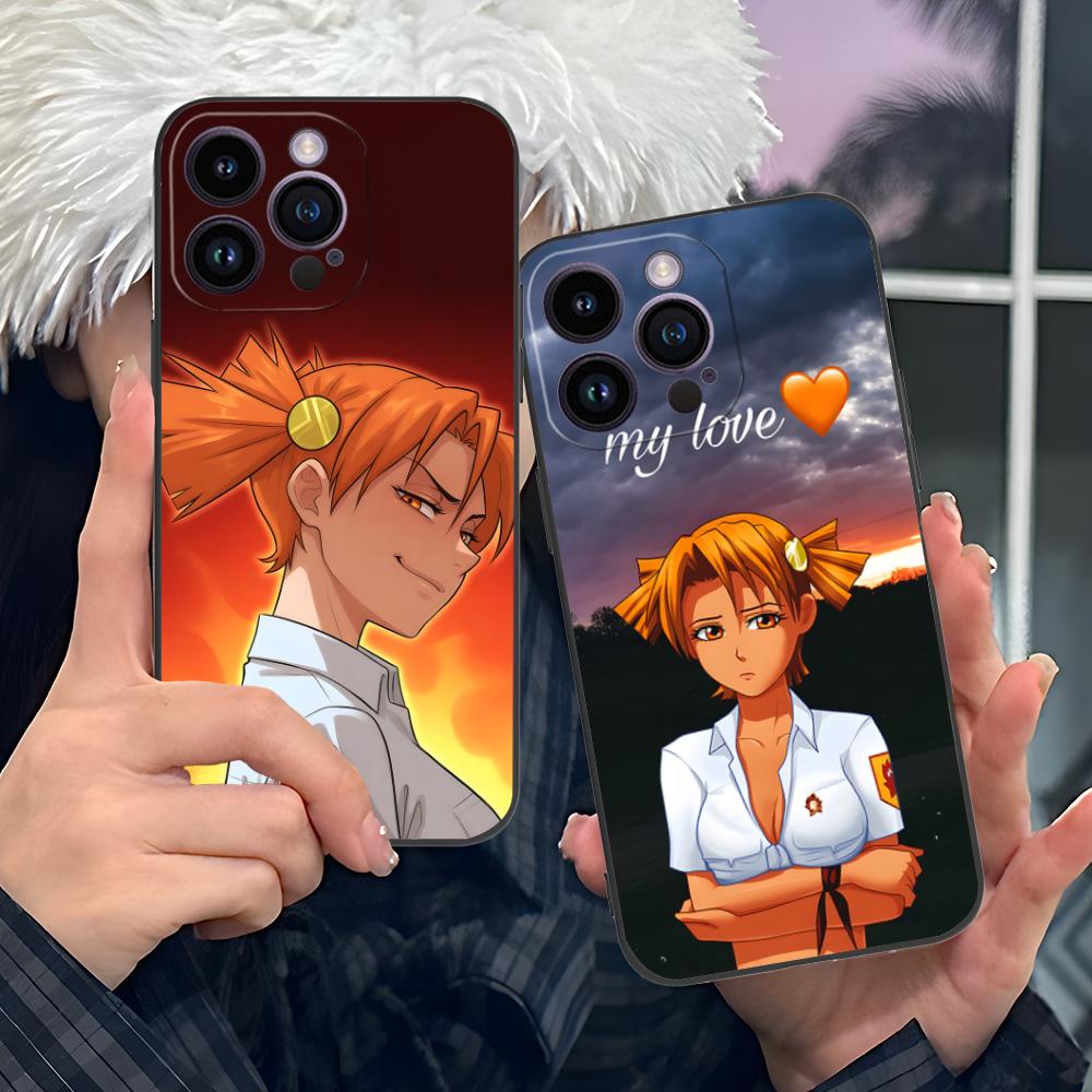 Вечное Лето Алиса Матовый Чехол для Мобильного Телефона для iPhone 17 16 15 14 13 12 11 X XR XS 8 7 Air Pro Max Plus Mini Чехол