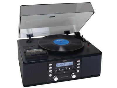 CD-рекордер TEAC с проигрывателем виниловых пластинок/кассет LP-R550USB-B