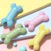 Игрушка-дозатор лакомств для собак Шипастая кость Игрушка для жевания собак Игрушка для чистки зубов собак для щенков Снятие беспокойства при прорезывании зубов