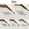 5Pcs/Set Heart Shape Hair Clips Cool Shiny Hair Accessories Trendy Barrettes  Women Girls
