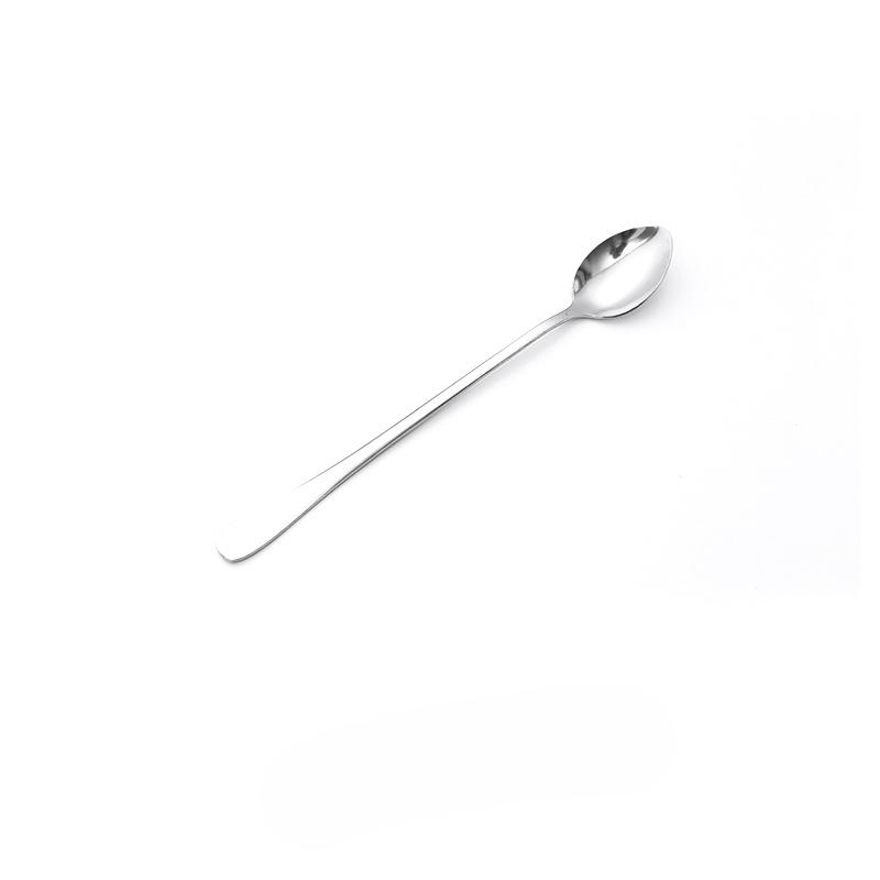 Stainless Steel Spoon Office Long Handle Coffee Spoon Stirring Spoon Watermelon Spoon Rice Spoon Spoon Spoon