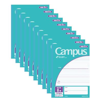 KOKUYO Notes Campus Notes Цель B5 Английский Учебная линейка 8 ярусов 30 листов 10 книг Набор No-30F8X10