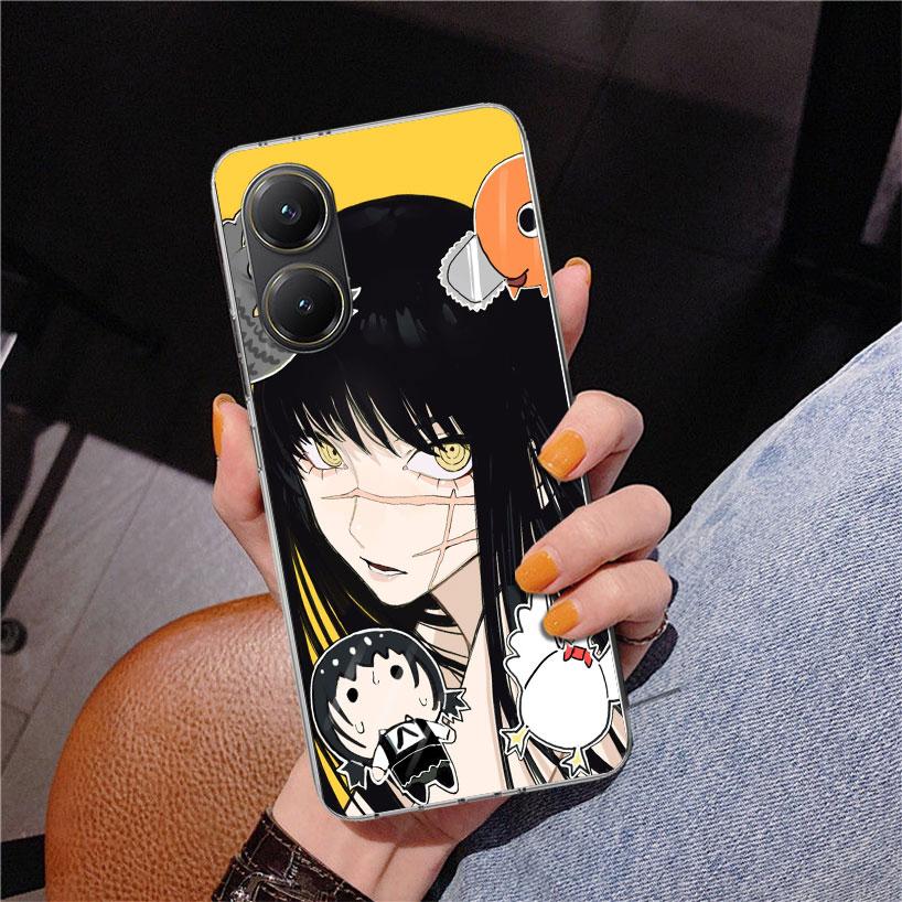 Чехол для телефона Chainsaw Man Yoru War Devil для Xiaomi Poco X7 X6 X5 Pro F7 Ultra Redmi 15C 15 13C 13 12C 12 10 10A 10C 9 9A 9C 9T