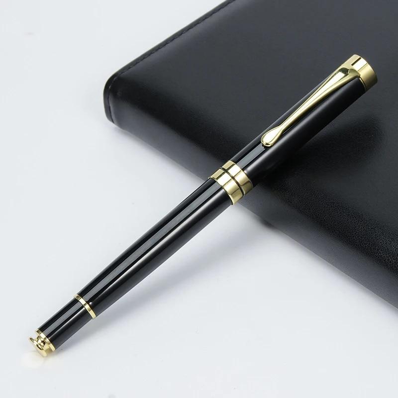 Luxury Brand Roller Ballpoint Pen Metal Office School Supplies Gold Rollerball Stationery