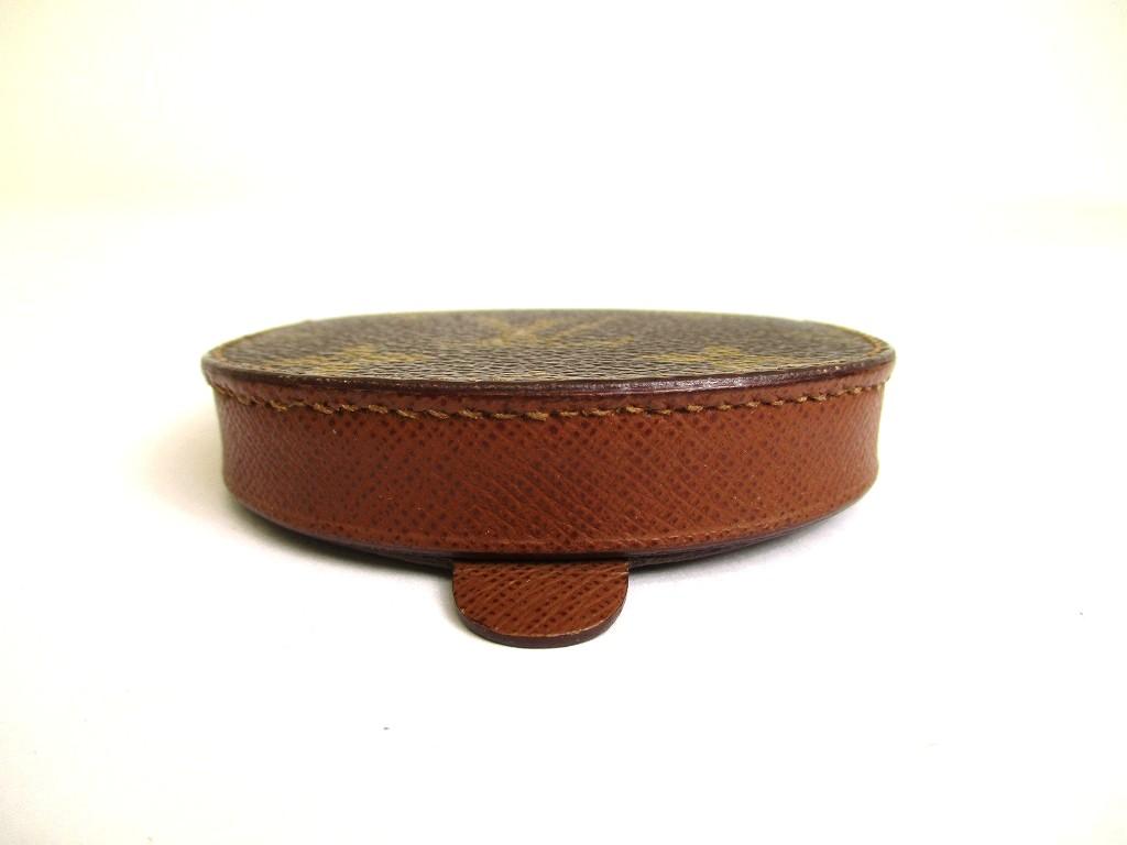 Подлинный кошелек для монет LOUIS VUITTON Monogram из коричневой кожи Porto Monnaie Gousset #a901 Восстановленный